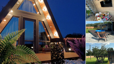 Треугольный дом «A-frame Hygge»