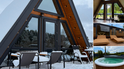 Треугольный дом A-frame «Заранак»